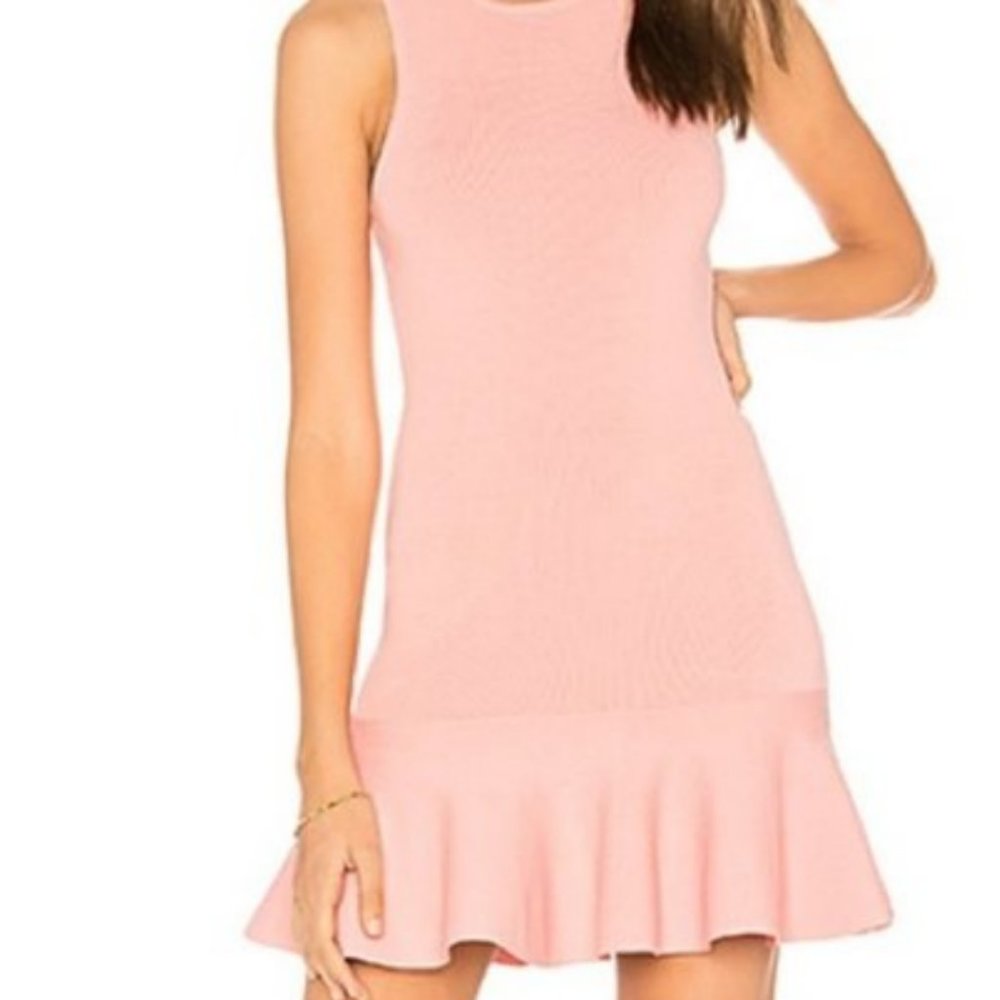 Super Down Jazzie ruffle dress in pink